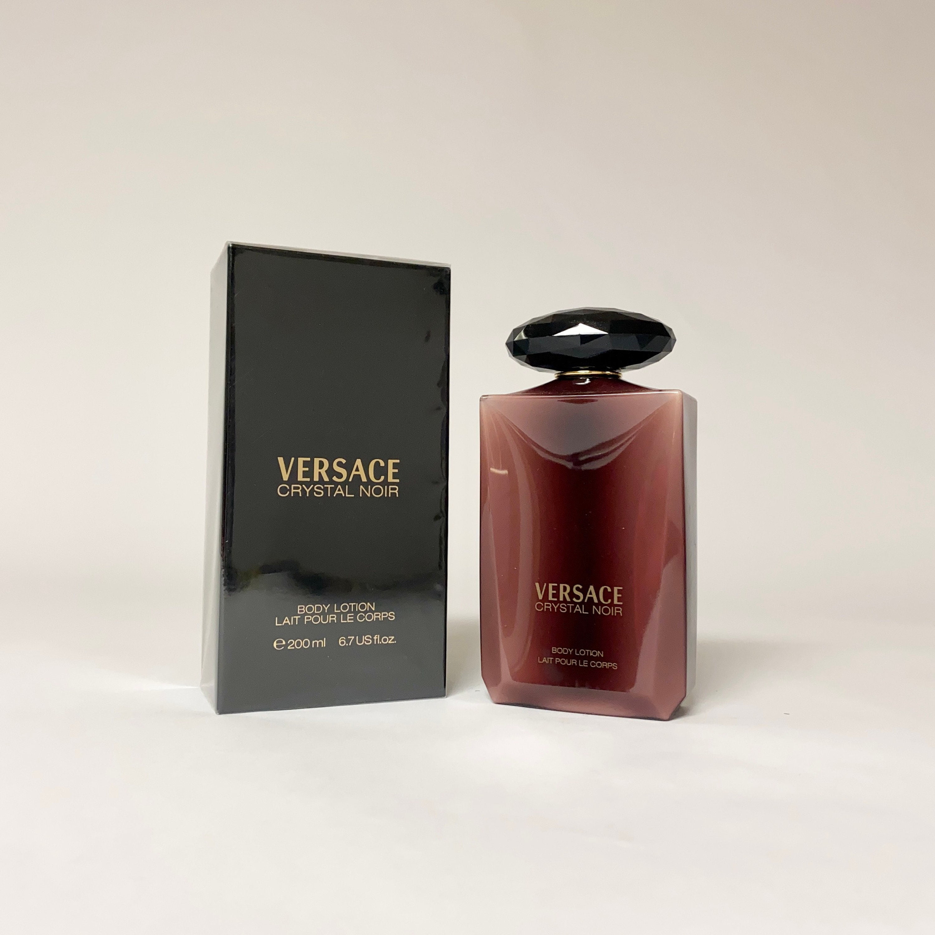 Versace Crystal Noir Body Lotion For Women 6.7 oz