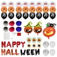 thumbnail image 3 of Juego de globos de Halloween NikouMX decoración de cumpleaños aluminio calavera de calabaza, 3 of 8