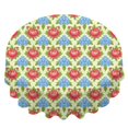 thumbnail image 2 of Pioneer Flower Floral Print Pattern Round Tablecloth 60 X 60 Inch, Wrinkle Resistant Wipeable Table Cloth for Kitchen Dining Picnic Patio Party, 2 of 6