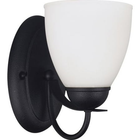 Sea Gull Lighting Bronze Ceiling Sconce - Sea Gull Lighting 44470 Uptown 1 Light Bathroom Sconce