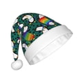thumbnail image 2 of Fuzoiu Lgbt Penguin Print Santa Hat Christmas Hat for Adults,Santa Hats with Pompom, Unisex Xmas Holiday Hat for Christmas New Year Festive Party Supplies, 2 of 6