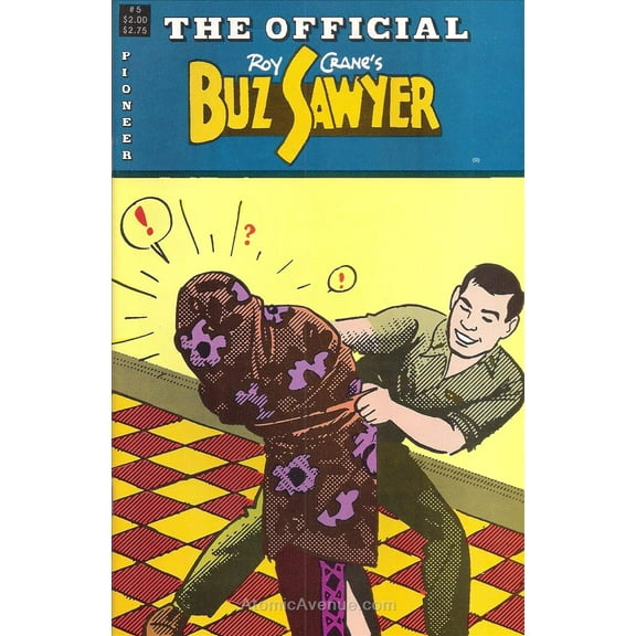 Official Buz Sawyer #5 VF ; Pioneer Comic Book