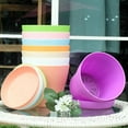thumbnail image 4 of Plant Pots, Nursery Pot Planter,8 Pack Plastic Flower Pots Outdoor Garden Planters with Multiple Drain Holes and Saucer -5 inch Indoor Small Plant Pots for Garden Indoor Decorative, 4 of 5