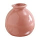 thumbnail image 2 of Jarrón de cerámica de estilo escandinavo | Forma de calabaza invertida | Diseño minimalista sencillo | Azul lago, crema, blanco luna, sakura, rosa, verde hierba | Adorno decorativo de 7 x 7 x 7 cm, 2 of 6