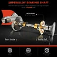 thumbnail image 6 of A-Premium B03G Complete Turbocharger Turbo Kit Compatible with BMW Models - X3 2011-2017 3.0L - Replaces 11657636426, 11657583909, 6 of 8