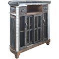 thumbnail image 1 of ACME Rahma Bar Table in Antique Ebony Top Grain Leather, 1 of 11