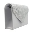 thumbnail image 4 of pitrice Women Envelope Bag Rectangular Hasp Rhinestone Stylish Fashionable Business Party Bridal Handbag Birthday Gift White, 4 of 9