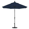 thumbnail image 1 of California Umbrella GSCU908302-SA39 9 ft. Round Aluminium Umbrella Collar Tilt & Black Pole, Pacifica Navy Blue, 1 of 3