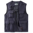 thumbnail image 4 of Birdeem Mens Work Clothes Jacket Solid Color Stand Collar Multiple Pockets Outdoor Sports Photography Leisure Coat, 4 of 11
