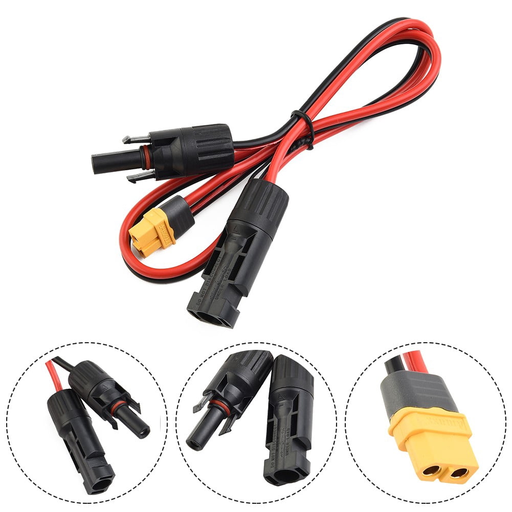 12AWG XT60 Female Solar Panel Connection Cable Charging Cable Solar Generator