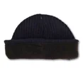 thumbnail image 2 of Levi's Fleeced Lined Black Beanie, rib knit fold over, 2 of 2