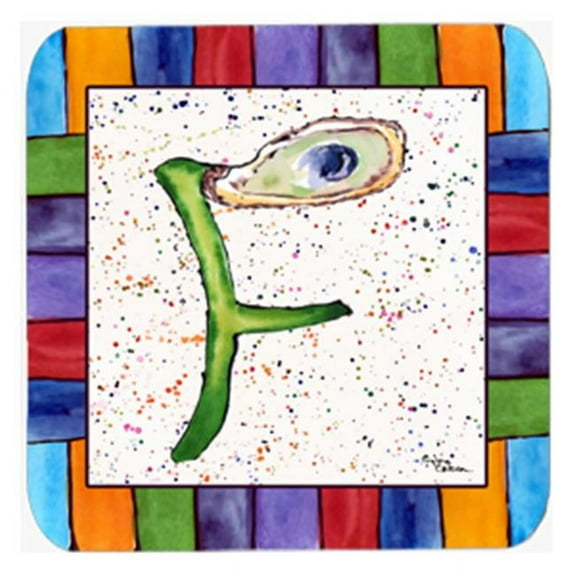 Oyster Foam Coasters - Set 4, 3.5 x 3.5 In.