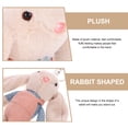 thumbnail image 5 of Llavero de conejito de peluche, llavero de Animal encantador, llavero de conejo, llavero colgante, colgante de bolsa, 5 of 5
