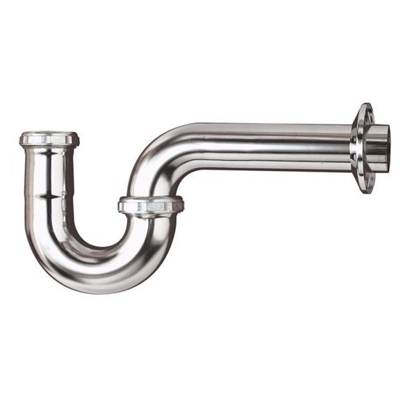 Keeney 46319 1.5 x 1.5 x 1.25 in. Dia. Slip to Slip Brass P Trap