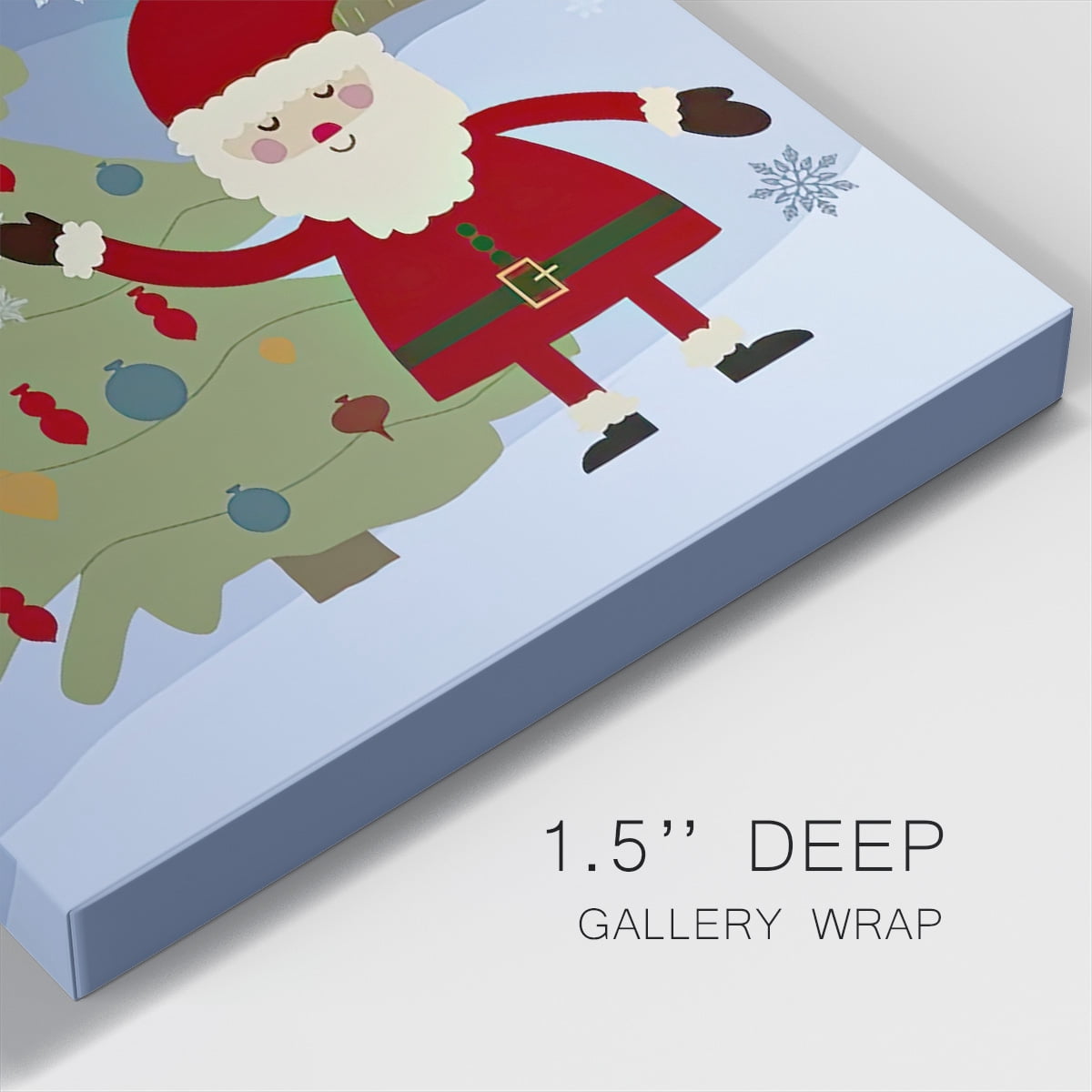Winer Santa I- Gallery Wrapped Canvas