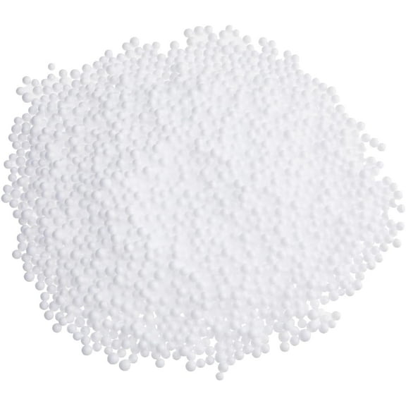 16G Small Foam Beads 4.5-6.5mm Foam Balls for Slime White Foams Ball for DIY Slime Decorative Arts Gift Boxes Wedding Party Decor