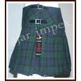 thumbnail image 4 of Black Watch Ladies Knee-Length Kilt Skirt 16" Tartan Pleated Design, Classic Scottish Style for Casual & Formal Wear, 4 of 4