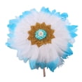 thumbnail image 1 of Vintage Feather Hand Fan Velvet Bouquet Ventilador Etapa Nupcial Rendimiento Sunnimix Ventilador de mano vintage, 1 of 6