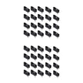thumbnail image 2 of Kenally 100 bolsas base de tornillo de horquilla para modificación de coche-sujetadores de modificación de coche seguros y duraderos Clips de Negro 100 piezas 2piezas, 2 of 6