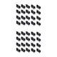 thumbnail image 3 of Speravity Clips metálicos para guardabarros de 100 bolsas, sujetadores fuertes y confiables, sujetadores para modificación de automóviles, Negro 100 piezas 2piezas, 3 of 4