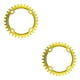 thumbnail image 3 of Sonducket Juego de bielas Disco de Estrecho 32T Bicicletas de montaña Agujero hexagonal Chainset Deportes Ciclismo Piezas de repuesto dorado y 32T 2piezas, 3 of 6