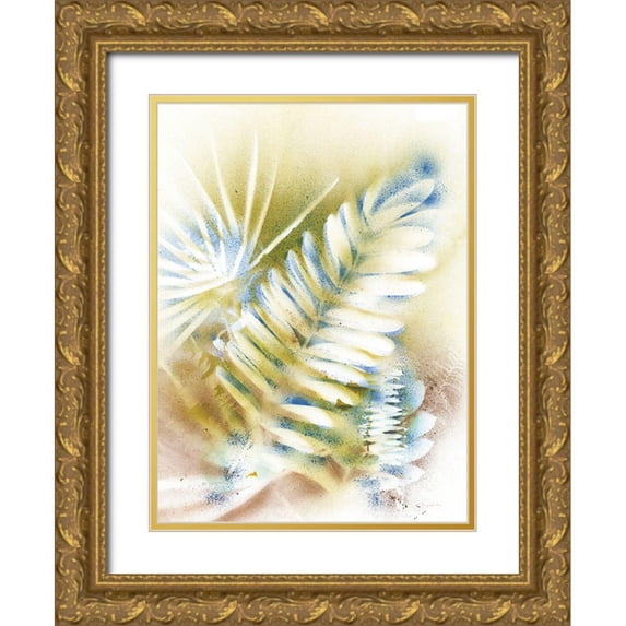 Owen-Cullimore, Tracy 19x24 Gold Ornate Wood Framed with Double Matting Museum Art Print Titled - Salad Greens