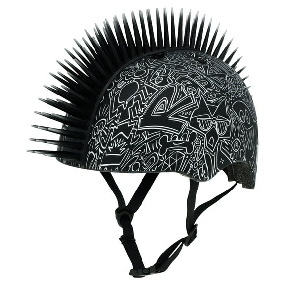 RASKULLZ DOODLE BLACK CHILD HELMET
