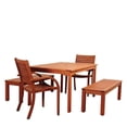 thumbnail image 2 of Amazonia Richfield 5 Piece Eucalyptus Rectangular Dining Set, 2 of 8