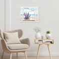 thumbnail image 3 of Inspirational Quotes Wall Art Purple Lavender on the Beach outside the Window Bathroom Wall Art Watercolor Ocean Landscape Canvas Art Wall Decor for Living Room Bedroom Kitchen 24x16 Inches, 3 of 5
