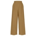thumbnail image 4 of VEKDONE Womens Linen Long Pants Yellow XL, 4 of 8