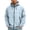 Blue, variant on Men's Hooded Windbreaker Jacket, Lightweight Full Zip Up Rain Jacket with Pockets, Water-Resistant Casual Outerwear Sun Protection Clothing Army Green XL