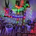 thumbnail image 4 of YOHAVEN LED Peacock Net Lights Fishing Net Christmas Decorative Lantern String, Colorful Flashing Holiday Lights for Birthday Wedding Outdoor Party Decor, 4 of 9
