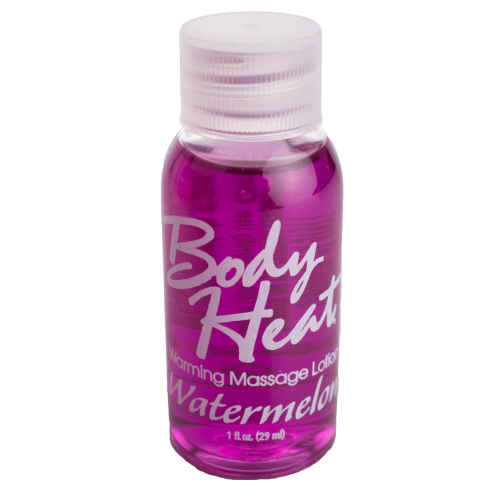 Body Heat Warming Massage Lotion 1 Fl. Oz. Watermelon