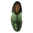 thumbnail image 5 of YDN Women Classic Round Closed Toe Mid Block Heel Chelsea Boots Elastic Pull On Ankle Booties Comfy Dressy Shoes Size 15 Green, 5 of 5