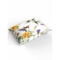 thumbnail image 2 of Hummingbird Full Size Comforter Set, Flower Spring Soft Bedding for All Seasons, 4 Pcs Bed Set with 1Comforter (86"x86") ,1 Sheet(80"x116"), 2 Pillowcases (19"x29"), 2 of 7
