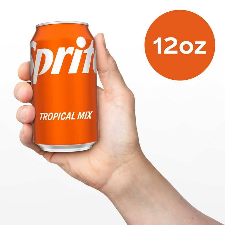 Sprite Tropical Mix Fridge Pack Cans, 12 fl oz, 12 Pack - Walmart.com
