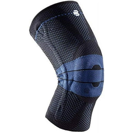 Bauerfeind GenuTrain Knee Support Brace (New Version) - Targeted Support for Pain Relief & Stabilization for Weak, Swollen & Injured Knees & Arthritis - Size 4 - Color Black