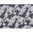 thumbnail image 2 of Zelouf Lace Print On Silky Knit  , Sewing, DIY, Crafts Fabric by the Yard, Black/white, 50 Yard, 2 of 2