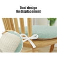 thumbnail image 4 of Oval Chair Cushion 16x17 Inch All-Season, Breathable Cotton Seat Pad for Wooden Chairs, Non-Slip Office Cushion​, 4 of 6