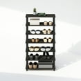 thumbnail image 6 of Furinno Turn-S-Tube 4-Tier Multipurpose Standing Shelves, Espresso/Black, Set of 2, 6 of 6