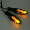 thumbnail image 4 of Turn Signal Lights, Premium ABS Plastic Pair of Motorcycle Bike Turn Signal LED Lights Direction Indicator Lamp Universal Turn Signal Lights Direction Lamp, 4 of 7