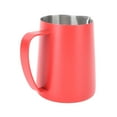 thumbnail image 1 of Milk Frothing Pitcher, 480ML Coffee Frothing Cup 304 Stainless Steel Milk Frother Jug Point Mouth Latte Art Pitcher with Inner Scale, 1 of 8
