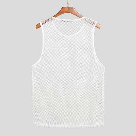 INCERUN Men's Summer Sports Mesh Breathable Vest Sexy Tank Tops Shirt ...