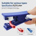 thumbnail image 4 of 8 Pcs Tubing Cutter Accurate Plastic Hose Cutter Tool with Carbide Blade Easy to Use Pipe Cutting Tool for PE and PU Tubing-8pcs-, 4 of 10