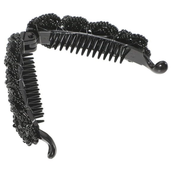 UPGRATOR elegant banana clip Banana Hair Clip for Formal Events in Black 1Set
