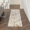thumbnail image 2 of Nourison Concerto Abstract Ivory Rust 2'2" x 7'6" Area Rug, (2x8), 2 of 6