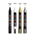 thumbnail image 5 of Uni POSCA PC-5M Paint Markers – 4 Assorted Colors, Medium Point (1.8-2.55mm), Acrylic Paint Pens for Art Projects, 5 of 10