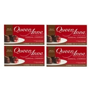 PSLLC Queen Anne Milk Chocolate Covered Cordial Cherries, 3.3 Ounces, 5 Count Box (Pack of 4)