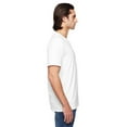 thumbnail image 2 of 6752 Anvil Adult Triblend V-Neck T-Shirt - White - XS, 2 of 5