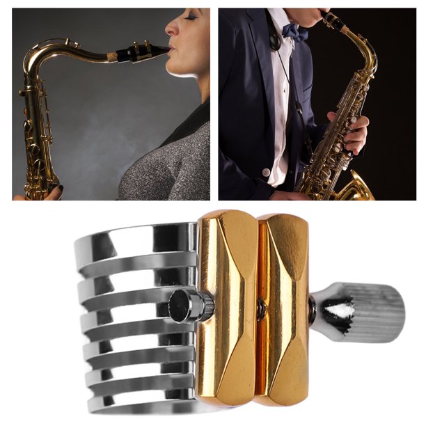 Saxophone Ligature Metal Binding Sax Mouthpiece Ligature Replacement